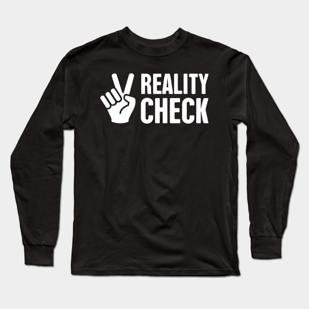 Lucid Dreaming Reality Check Long Sleeve T-Shirt by MeatMan